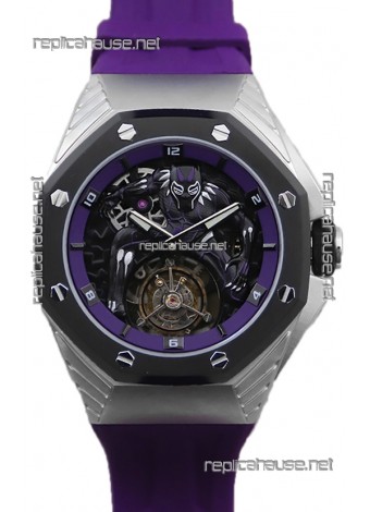 Audemars Piguer Royal Oak Flying Tourbillon Titanium "Black Panther" 1:1 Swiss Replica Watch 