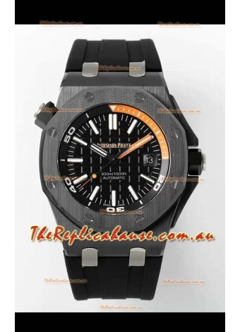 Audemars Piguet Royal Oak Offshore Ceramic 1:1 Ultimate Swiss Replica Watch Black Dial Cal.3102 Movement