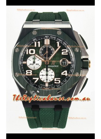 Audemars Piguet Royal Oak Offshore Super Clone Edition Green Ceramic Watch 