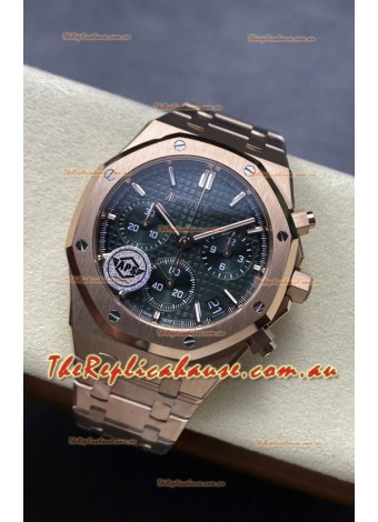 Audemars Piguet Royal Oak Super Clone - Green Dial Rose Gold Casing 41MM