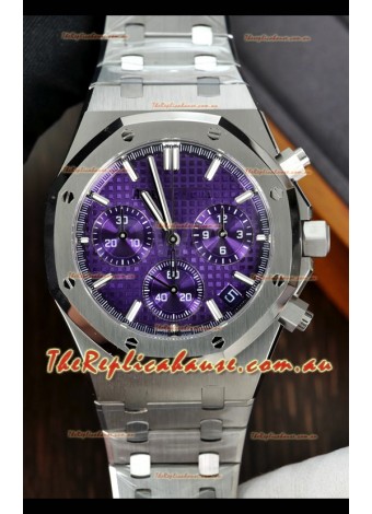 Audemars Piguet Royal Oak 26240 Purple Dial Superclone Replica Watch