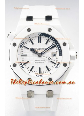 Audemars Piguet Royal Oak Offshore Ceramic Super Clone Watch White Dial Cal.3102 Movement