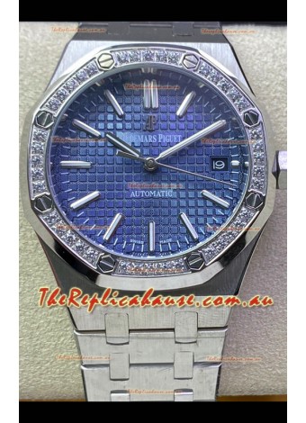 Audemars Piguet Royal Oak 37MM Blue Dial Watch in 3120 Movement - 1:1 Mirror Replica