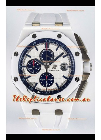 Audemars Piguet Boutique Edition White Dial Ceramic Casing 1:1 Super Clone Replica Watch