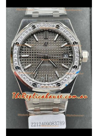 Audemars Piguet Royal Oak 37MM Grey Dial Watch in 3120 Movement - 1:1 Mirror Replica