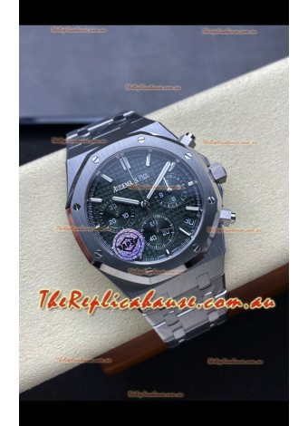 Audemars Piguet Royal Oak Chronograph 1:1 Mirror Replica - 904L Steel in Green Dial 41MM