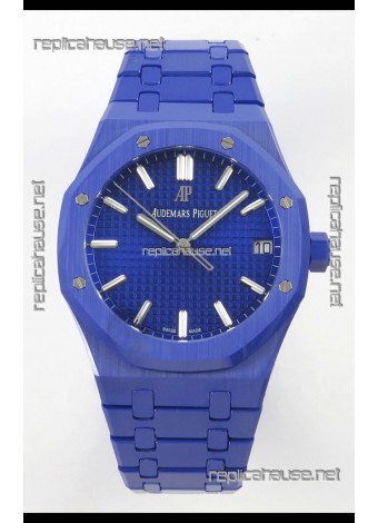 Audemars Piguet Royal Oak Super Clone 15500 Blue Ceramic Casing Watch 