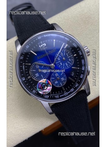 Audemars Piguet Super Clone CODE 11.59 Chronograph Smoked Blue Dial Watch 