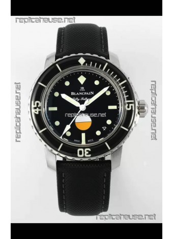 Blancpain Fifty Fathoms MIL-SPEC HODINKEE 1:1 904L Stainless Steel Swiss Replica Watch 