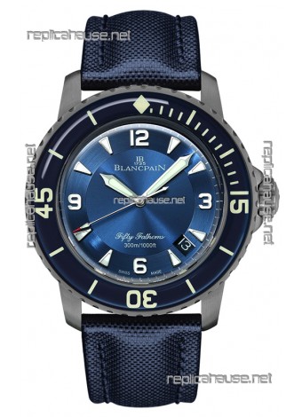 Blancpain Fifty Fathoms Automatique Titanium Edition Swiss Replica Watch in 1:1 Mirror Quality