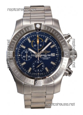 Breitling Replicas Avenger Chronograph 45 Blue Dial 1:1 Mirror Swiss Replica Watch 