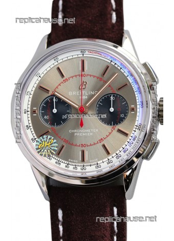 Breitling Replicas Premier B01 Chronograph 42 Edition Steel Casing Steel Dial - 1:1 Mirror Replica Watch