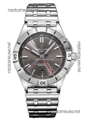 Breitling Replicas Chronomat Automatic GMT 40 Grey Dial 1:1 Mirror Swiss Replica Watch 