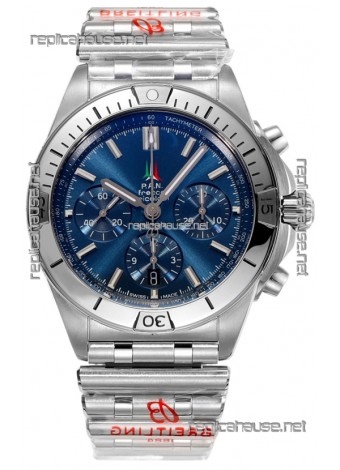 Breitling Replicas Chronomat B01 42 Edition Swiss 904L Steel Casing Blue Dial 1:1 Mirror Replica Watch