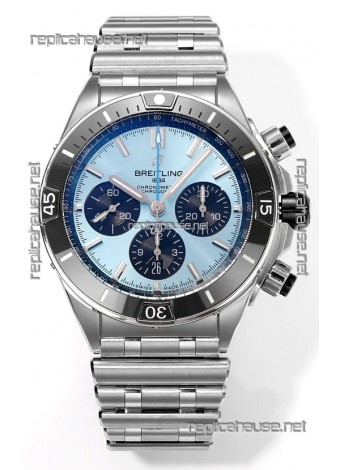 Breitling Replicas Chronomat B01 42 Edition Swiss 904L Steel Casing Blue Dial 1:1 Mirror Replica Watch