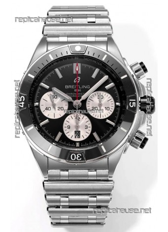 Breitling Replicas Chronomat B01 42 Edition Swiss 904L Steel Casing Black Dial 1:1 Mirror Replica Watch