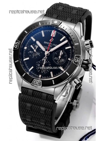 Breitling Replicas Chronomat B01 42 Edition Swiss 904L Steel Casing Black Dial 1:1 Mirror Replica Watch