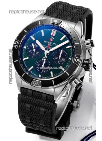 Breitling Replicas Chronomat B01 42 Edition Swiss 904L Steel Casing Green Dial 1:1 Mirror Replica Watch