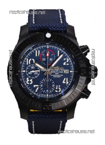 Breitling Replicas Avenger Chronograph 45 Blue Dial 1:1 Mirror Swiss Replica Watch 