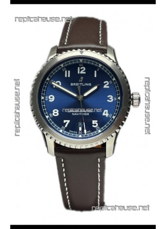 Breitling Replicas Navitimer Aviator 8 Automatic 41 Blue Dial 1:1 Mirror Swiss Replica Watch 