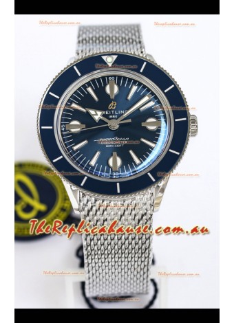 Breitling Superocean Heritage 57 Blue Dial 1:1 Mirror Swiss Replica Watch 