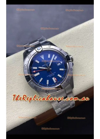 Breitling Avenger GMT Automatic 44 Swiss 1:1 Super Clone Replica Watch - Blue Dial 