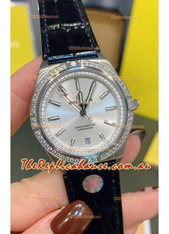 Breitling Chronomat Automatic 36MM 1:1 Mirror Swiss Replica Watch Steel Case