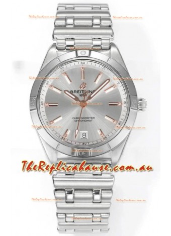 Breitling Chronomat 36MM Stainless Steel Casing 1:1 Mirror Replica Watch Steel Dial