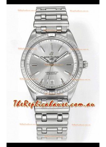 Breitling Chronomat 36MM Stainless Steel Casing 1:1 Mirror Replica Watch Steel Dial