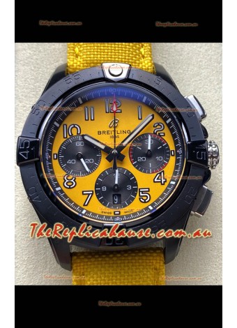 Breitling Super Clone Avenger B01 Chronograph 42 Night Mission 1:1 Mirror Swiss Replica Watch