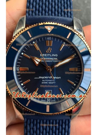 Breitling SuperOcean Heritage II B20 44MM Blue Dial Two Tone Bezel 1:1 Mirror Replica