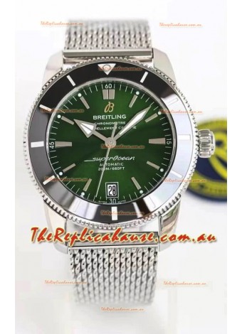 Breitling SuperOcean Heritage II B20 44MM Green Dial 1:1 Mirror Replica Watch 