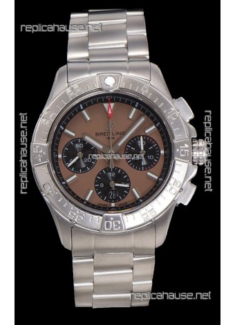 Breitling Super Clone Avenger B01 Chronograph Brown Dial Watch 