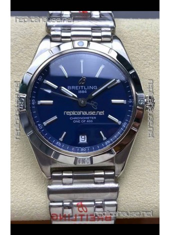 Breitling Chronomat Automatic GMT 40 Blue Dial 1:1 Mirror Swiss Replica Watch