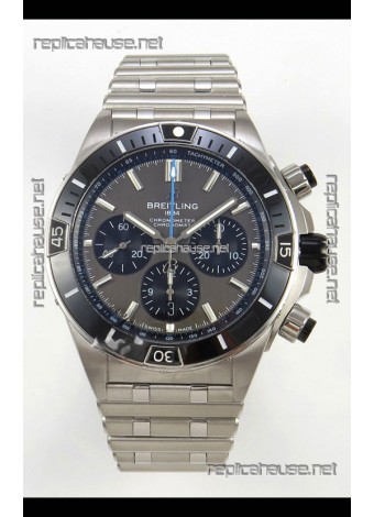 Breitling Chronomat Super Clone B01 42 Edition Swiss 904L Steel Watch Grey Dial 