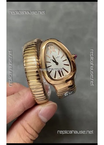 Bvlgari Serpenti Edition Rose Gold Casing Watch in 1:1 Mirror Quality