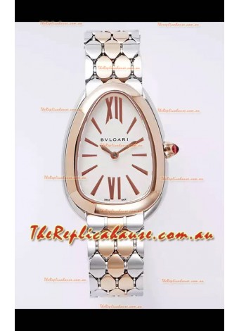 Bvlgari Serpenti Seduttori Edition in Two Tone Rose Gold Casing Super Clone Watch