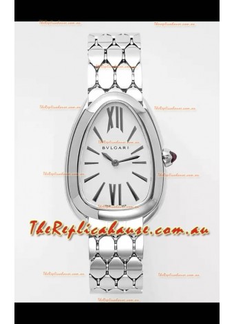 Bvlgari Serpenti Seduttori Edition in Stainless Steel Casing Super Clone Watch