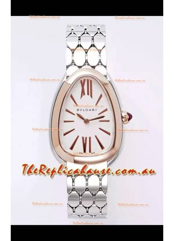Bvlgari Serpenti Seduttori Edition in Two Tone Rose Gold Casing Super Clone Watch