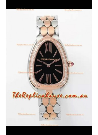 Bvlgari Serpenti Seduttori Edition in Two Tone Rose Gold Casing Super Clone Watch