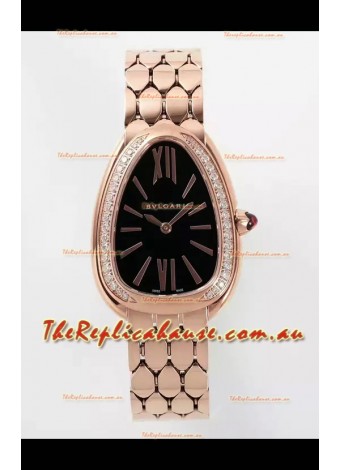 Bvlgari Serpenti Seduttori Edition in Rose Gold Casing Super Clone Watch