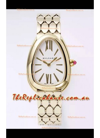 Bvlgari Serpenti Seduttori Edition in Yellow Gold Casing Super Clone Watch