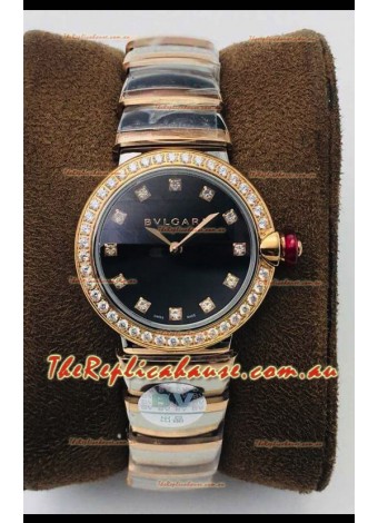 Bvlgari LVCEA Edition Watch in Two Tone Rose Gold Steel - 1:1 Mirror Replica
