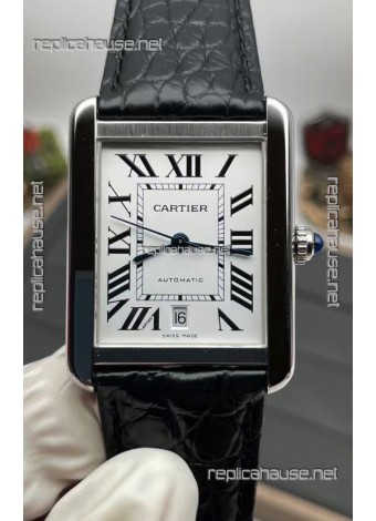 Cartier Tank Solo Swiss Automatic Watch in Stainless Steel Casing 31MM Wide - Superlone Edition