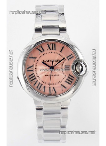 Ballon De Cartier Swiss Automatic 1:1 Mirror Quality 33MM in Steel Casing