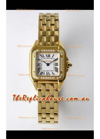 PANTHERE de Cartier Edition 22mm 1:1 Mirror Swiss Watch Yellow Gold Casing