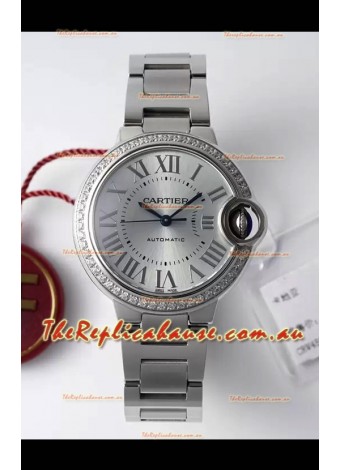 Ballon De Cartier Swiss Automatic 1:1 Mirror Quality 33MM in Steel Casing