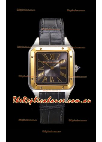 Cartier Santos Dumont 27MM Super Clone Edition Watch in Two Tone Casing