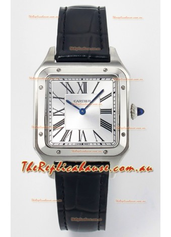 Cartier Santos Dumont 31.4MM Super Clone Edition Watch in Steel Casing
