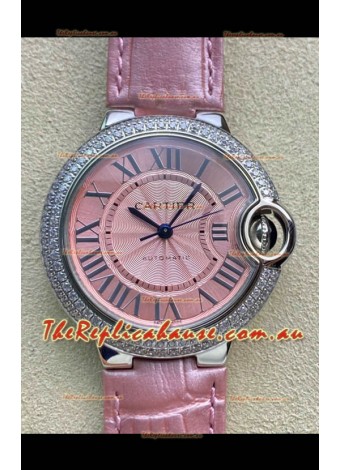 Ballon De Cartier Swiss Automatic 1:1 Mirror Quality 33MM in Steel Casing